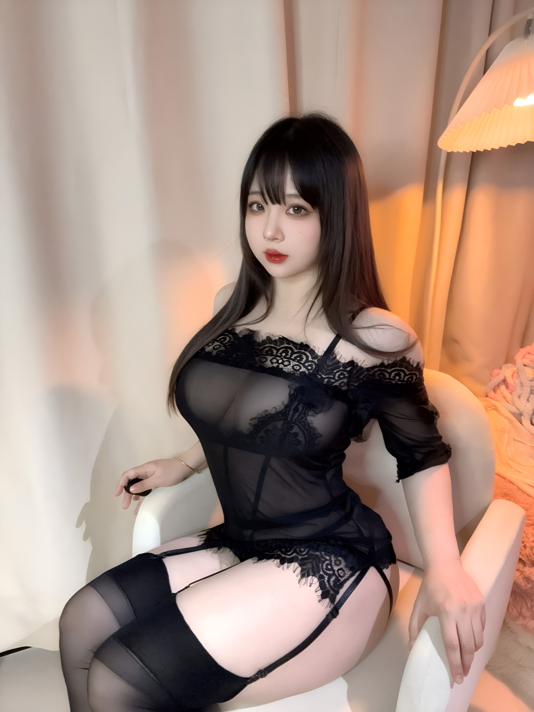 图片[1]-皮皮奶可可爱了啦 – NO.063 睫毛自拍[37P]-XikXak